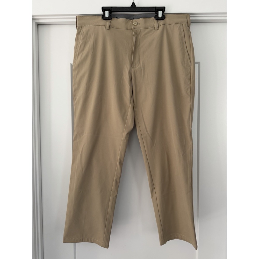 Ben Hogan Golf Pants Khaki Chino Stretch Performance EUC 34 x 30